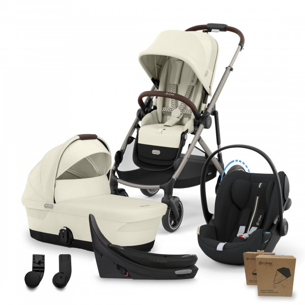 CYBEX Gold eGazelle 4in1 All Weather - Seashell Beige/Moon Black